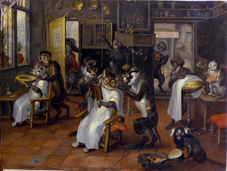 Les singes barbiers des chats_0