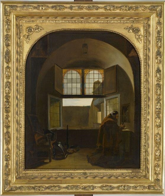 Un Capucin en prière, François Marius Granet, 1828