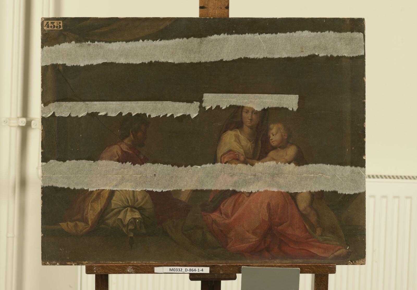 Le Repos de la Sainte Famille, dit La Madone au sac, Andrea Del Sarto, 16e siècle, 17e siècle