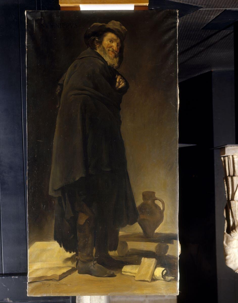 Le vieillard Ménippe, Alexandre Céleste Gabriel Prévost, 1872