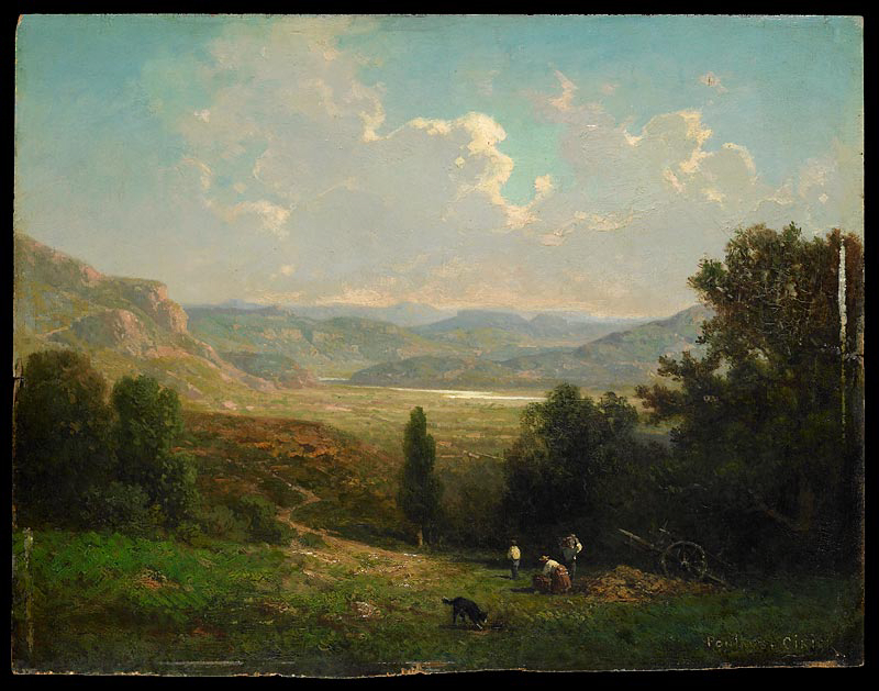 Vue de la plaine de Culoz et des montagnes de Savoie, Antoine Ponthus-Cinier, 1875 entre,1880 et