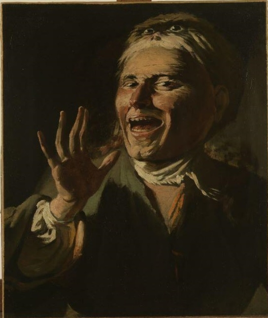 Portrait d'acteur au masque relevé, Giacomo Francesco Cipper, 4e quart 17e siècle, 1ère moitié 18e siècle