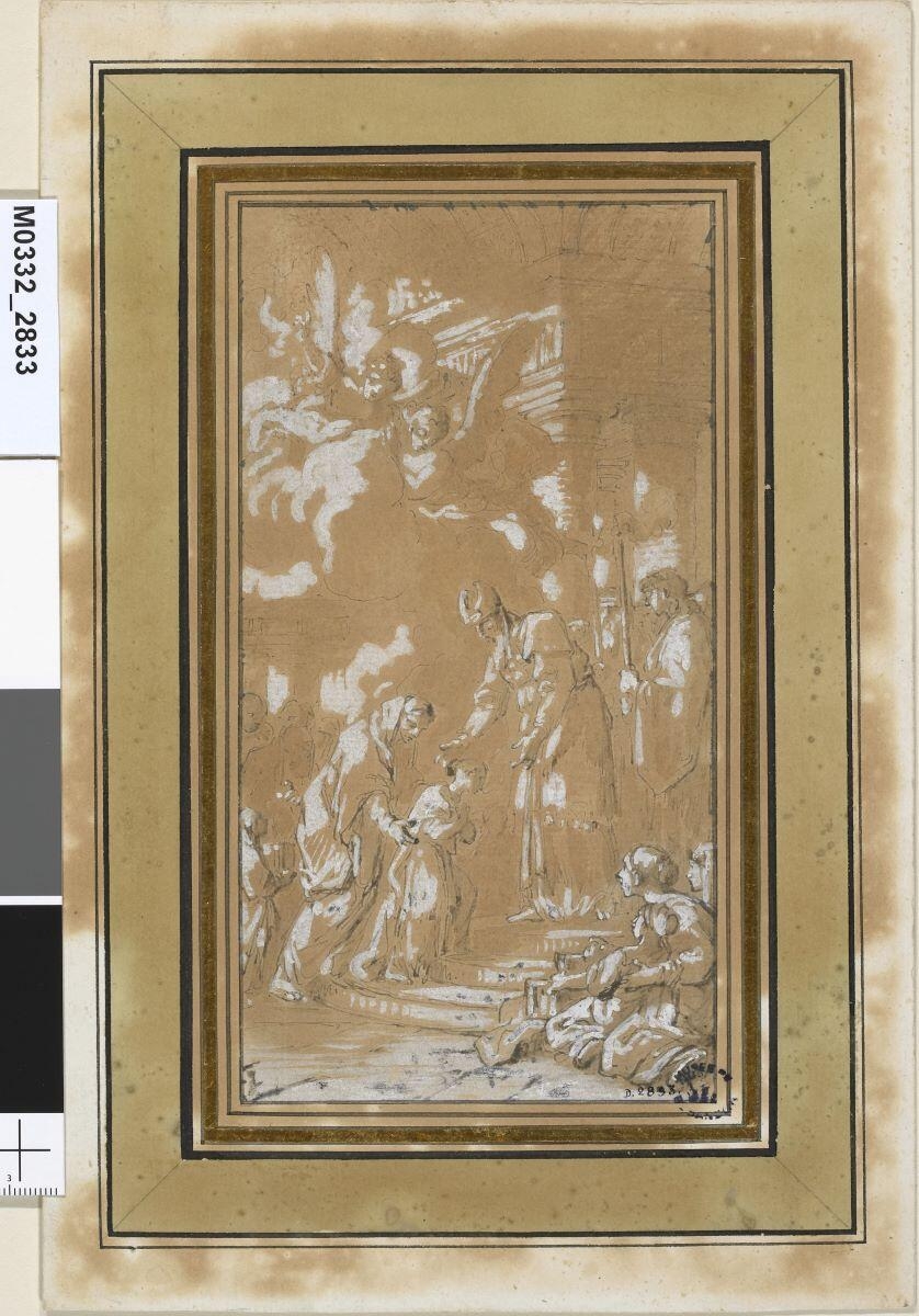Présentation de la Vierge au Temple, Louis Durameau, 1764 vers