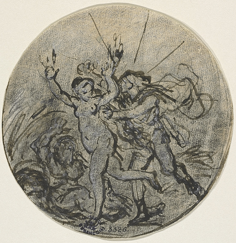 Apollon et Daphné, Louis Durameau, 1775 entre,1776 et
