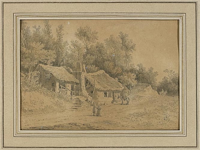 Paysage de Normandie : Bolbec, Alexis-Nicolas Pérignon, 1779 avant