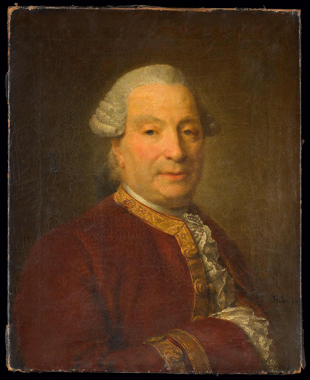 Portrait de Jean Rodolphe Perronet, chevalier de l'Ordre du Roi, premier ingénieur des Ponts et Chaussées, conservateur des tableaux du roi, Jean-Martial Frédou, 1774