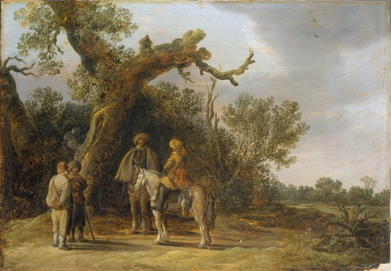 Cavaliers revenant de la chasse_0