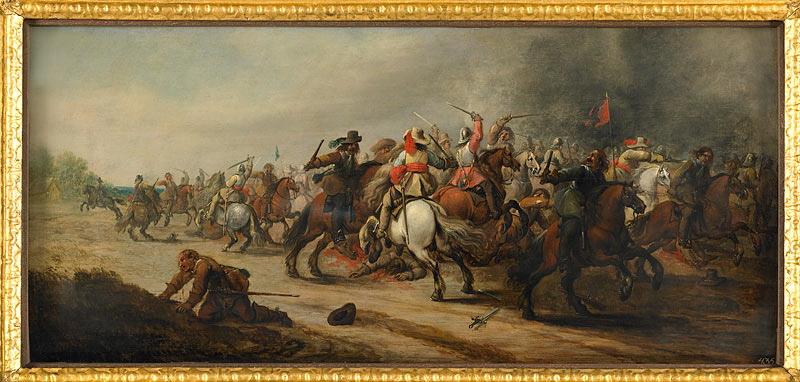 Combat de cavalerie, Pieter Meulener, 1645