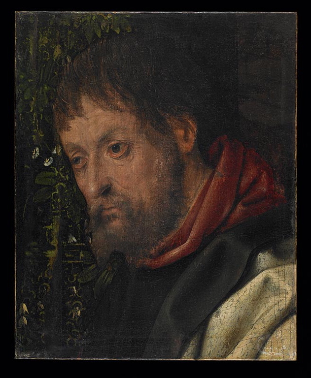 Tête d'homme ; Saint Joseph, Hugo Van Der Goes, 15e siècle