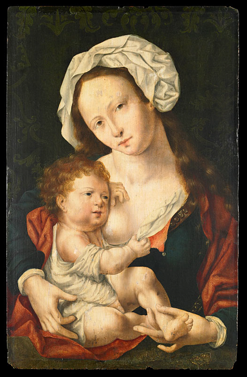 Vierge à l'Enfant, Jan Gossaert, 16e siècle