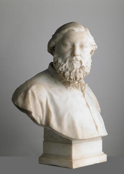 Buste de Gustave Courbet, Aimé Jules Dalou, 1888-1890
