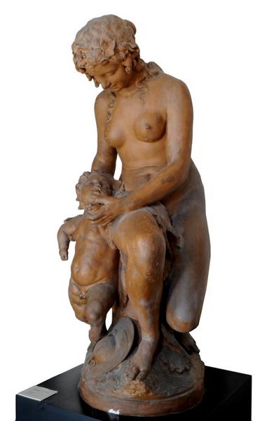 Bacchante jouant avec un faune_1