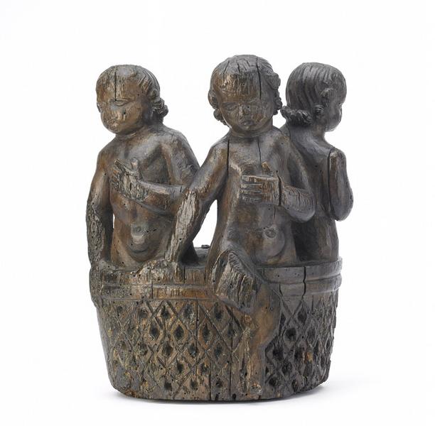 Les trois enfants sortant du saloir_0