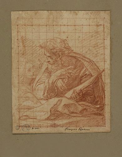 Etude pour un saint Matthieu, Pompeo Batoni, 1740 vers
