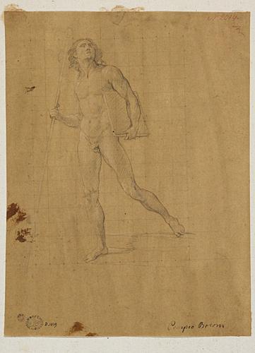 Etude d'homme debout : saint Jacques, Pompeo Batoni, 1752