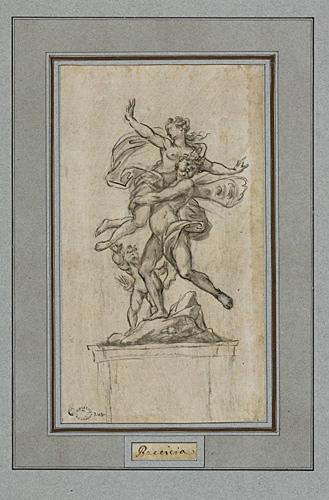 Borée enlevant Orythie, Lorenzo de Ferrari, 18e siècle