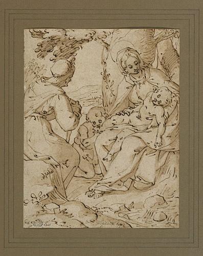 La Vierge à l'Enfant avec sainte Elisabeth et le petit saint Jean-Baptiste, Джованни Баттиста Паджи