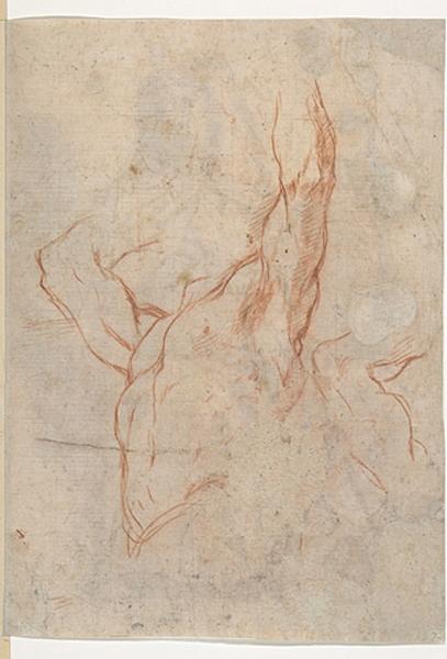Saint assis avec une palme (recto) ; Homme en buste (verso)_1