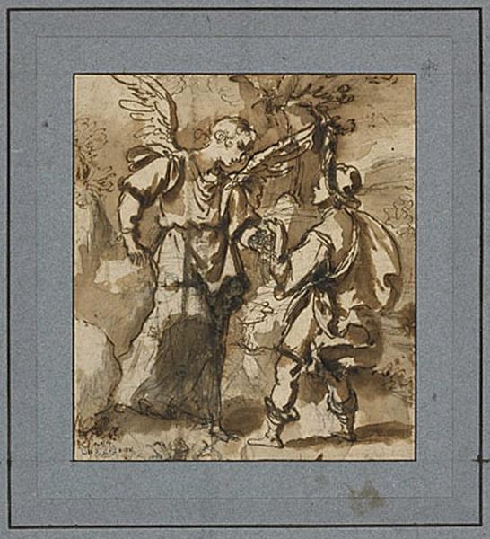 Tobie et l'ange, Giovanni Bilivert, 1610-1625