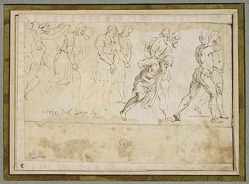Frise de guerriers (recto et verso), Raymond Lafage, 1679 vers