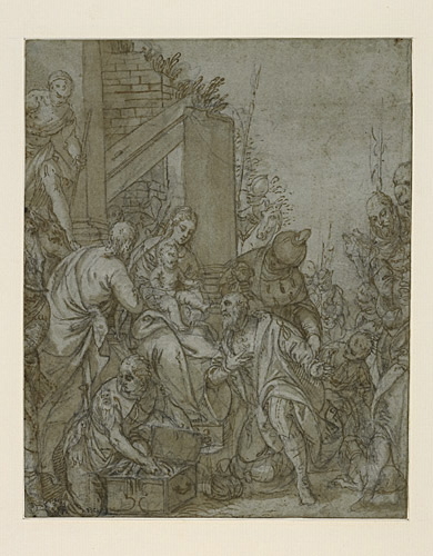 Adoration des Mages, Carlo Caliari, 1585-1590