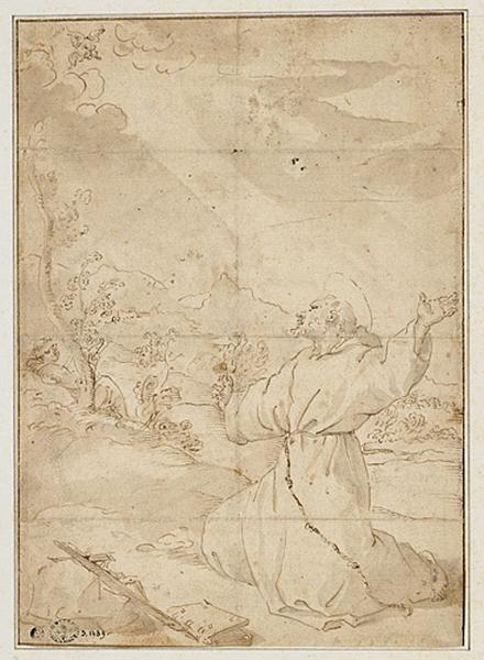 Saint François reçoit les stigmates, Carracci