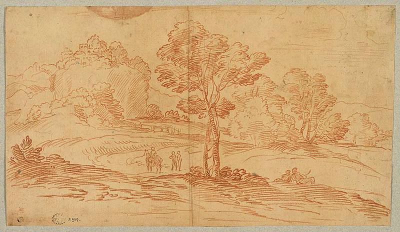 Paysage avec un château, Мишель Корнель Младший