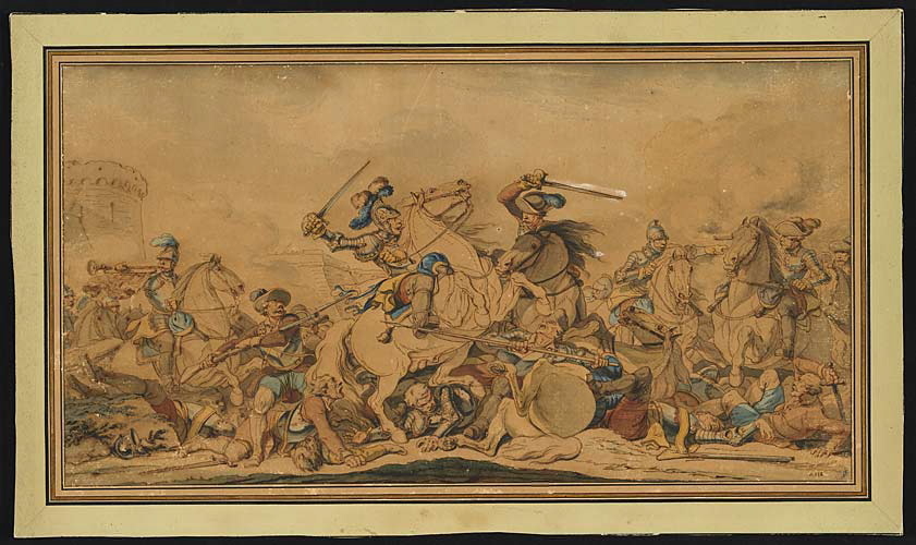 Combat de cavalerie, Филибер-Бенуа де Ла Рю