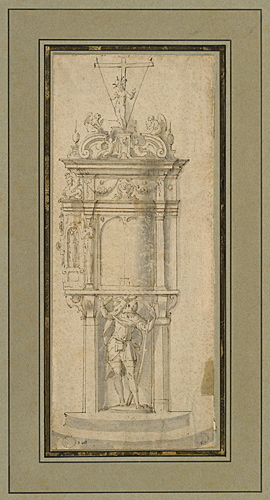 Projet de tabernacle, Hans Krumpper, 2e moitié 16e siècle