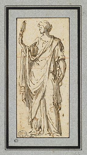 Allégorie, une femme avec un miroir_0