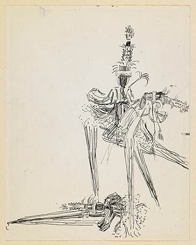 Personnage africain, Lucie Cousturier, 20e siècle