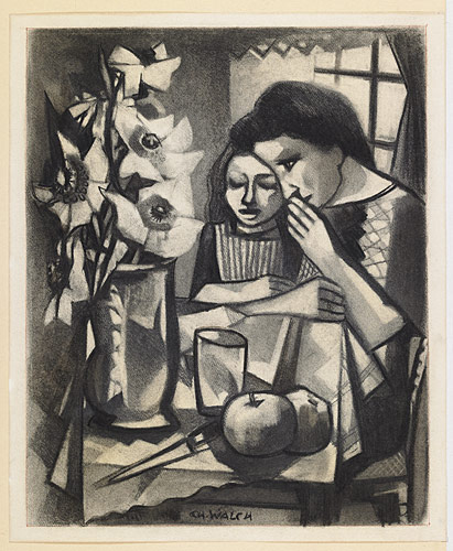 Les jeunes filles au bouquet, Charles Walch, 20e siècle