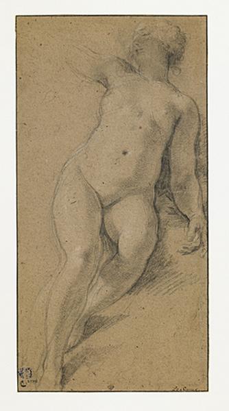 Etude de femme nue étendue, Jacques Blanchard, 17e siècle
