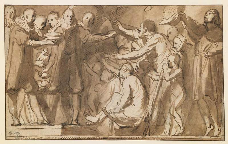 Les Oeuvres de Miséricorde, Jacob Jordaens, 1618 vers,1620 et