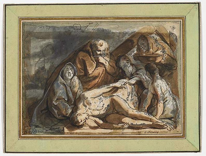 Onction du corps du Christ avant la mise au tombeau, Jacob Jordaens, 1620 vers,1628 et