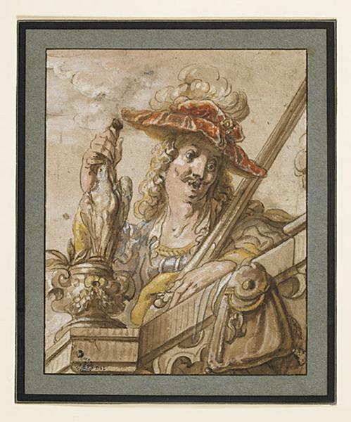 Chasseur derrière une balustrade, Jacob Jordaens, 1644 vers