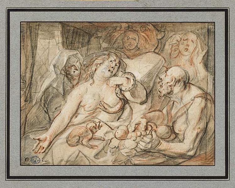 La mort de Cléopâtre, Jacob Jordaens, 1664 après