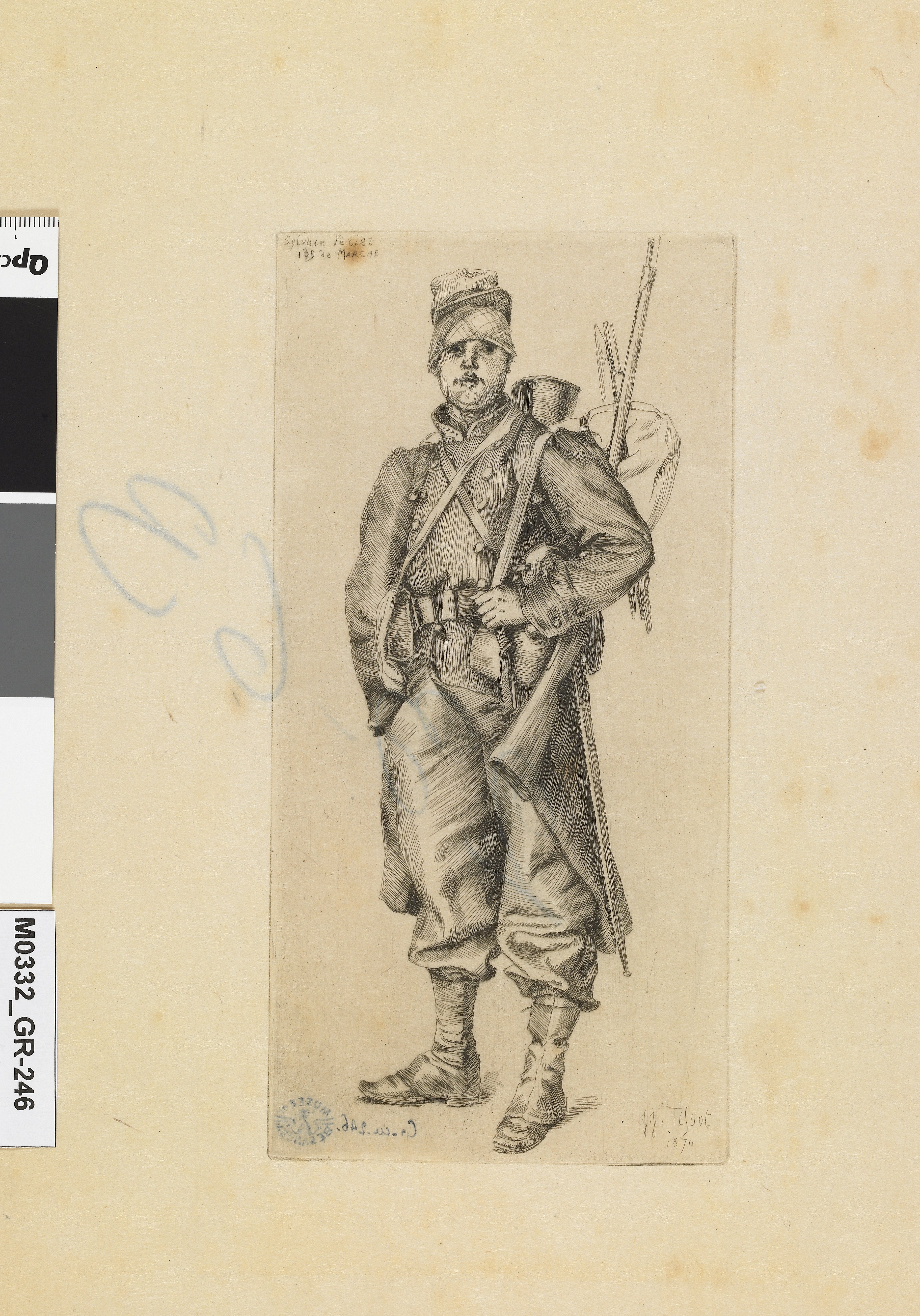 Sylvain Perier (Souvenir du siège de Paris), James Tissot, 1870