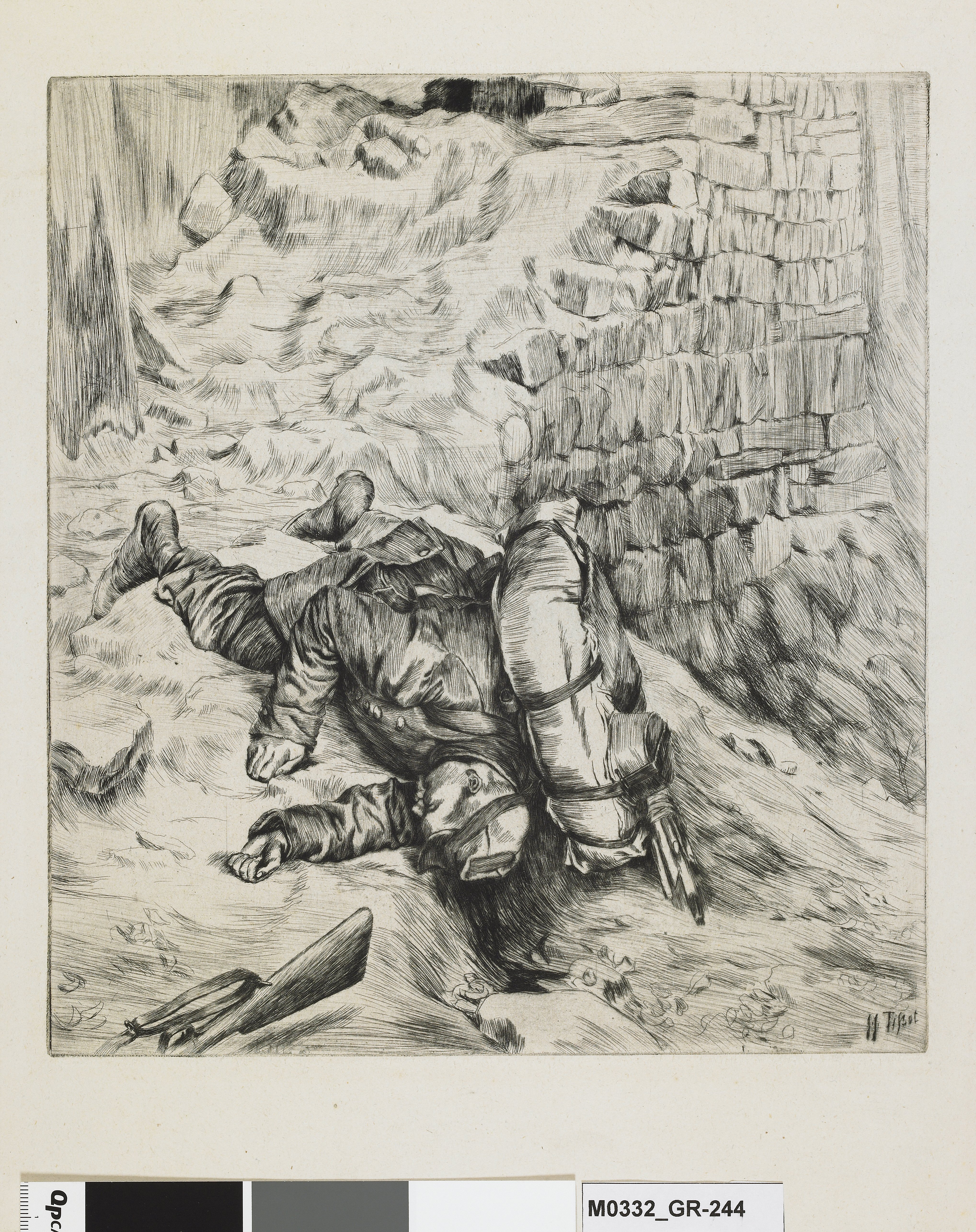 Le premier homme tué que j'ai vu (Souvenir du siège de Paris), James Tissot, 1876