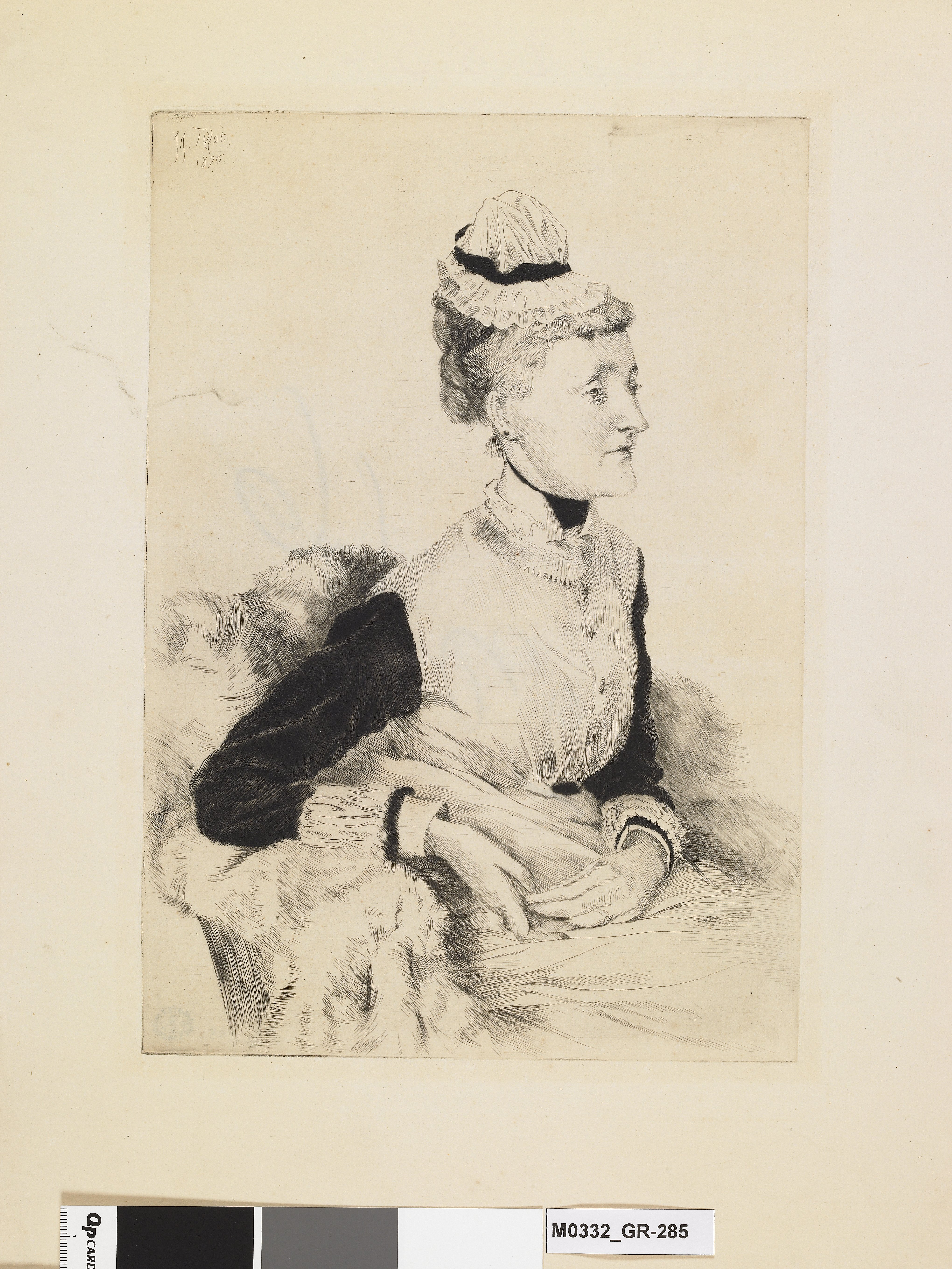 Portrait de Mme B. (Bowles), James Tissot, 1876
