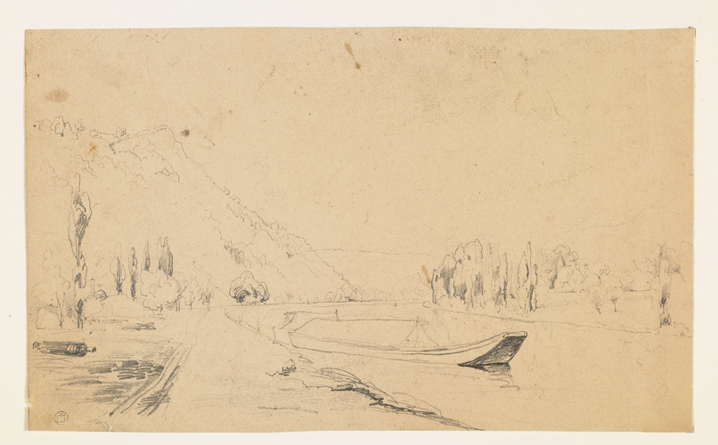Le Doubs près de Besançon, Jean Gigoux, 19e siècle