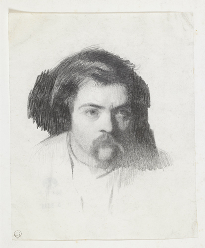Autoportrait, Jean Gigoux, 19e siècle