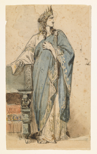 Athalie, Jean Gigoux, 19e siècle