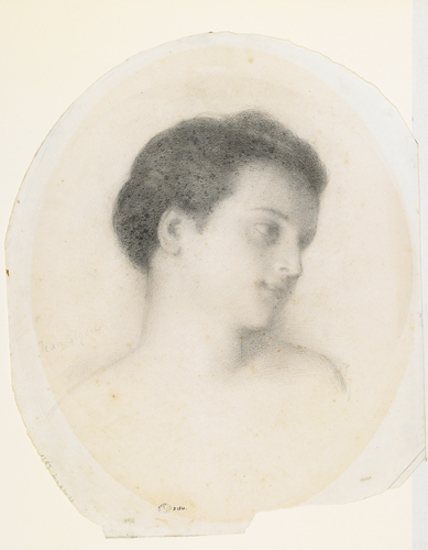 Portrait de Marie K. (?), Jean Gigoux, 19e siècle