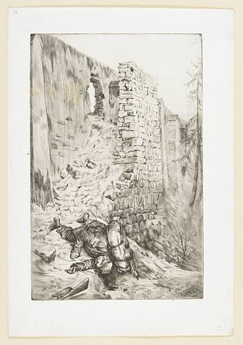 Le premier homme tué que j'ai vu (Souvenir du siège de Paris), James Tissot, 1870