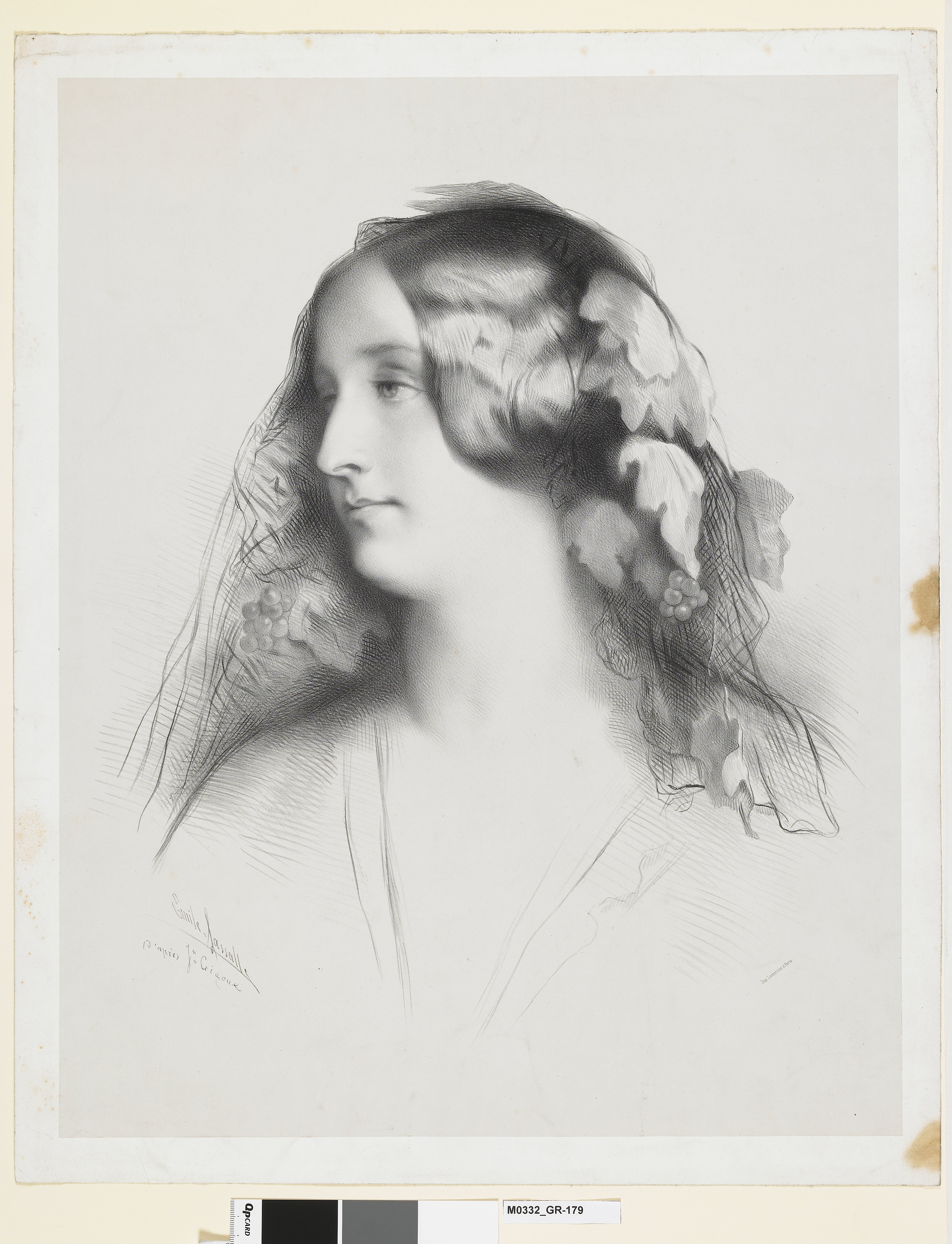 Portrait de George Sand, Émile Lassalle