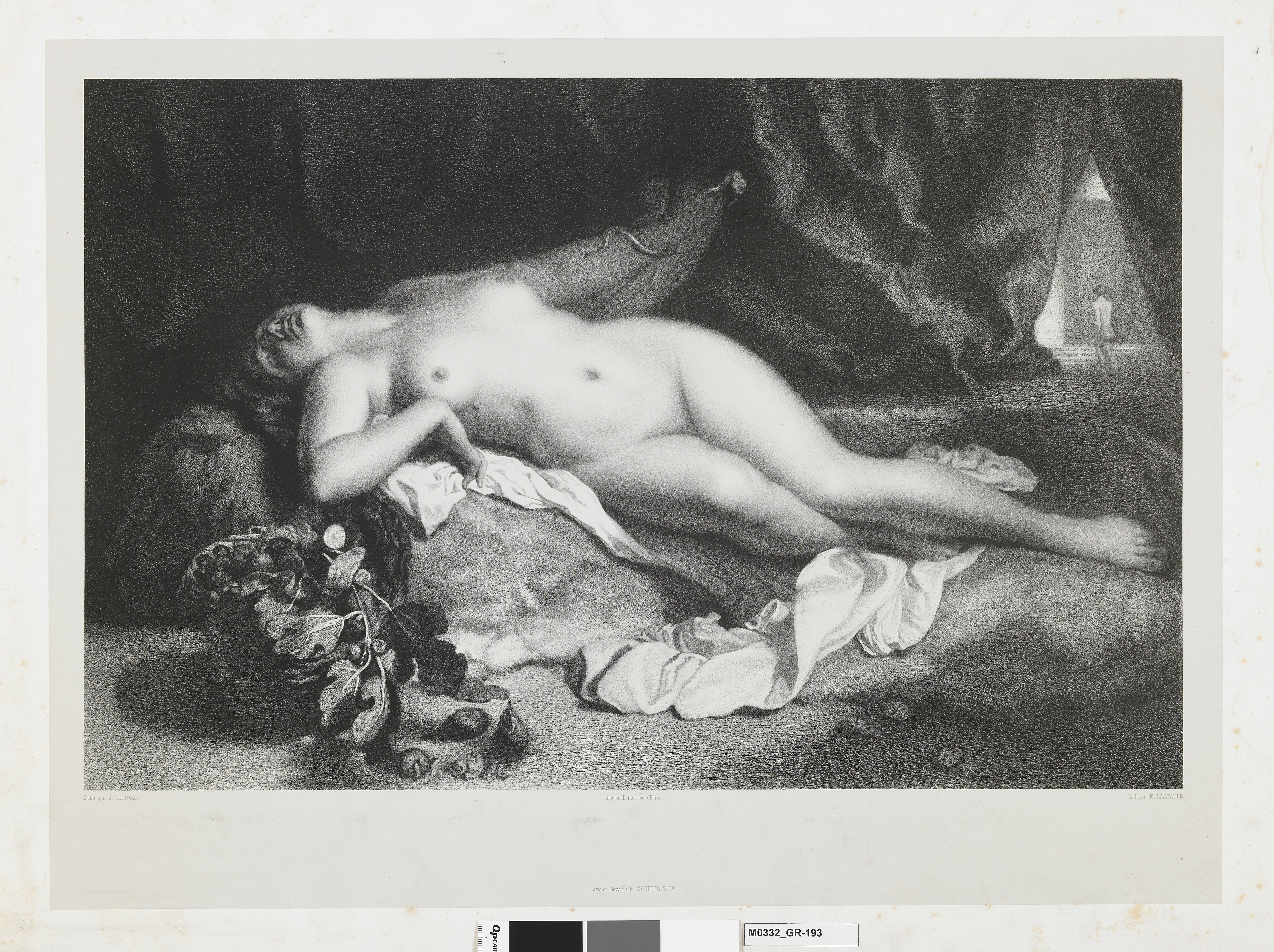 La Mort de Cléopâtre, Émile Lassalle, 1851-1871