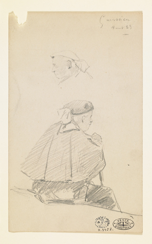 Croquis d'Espagnol assis_0