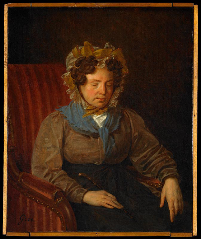 Portrait de Madame Dufresne, belle-mère de l’artiste, Antoine-Jean Gros, 1824 vers