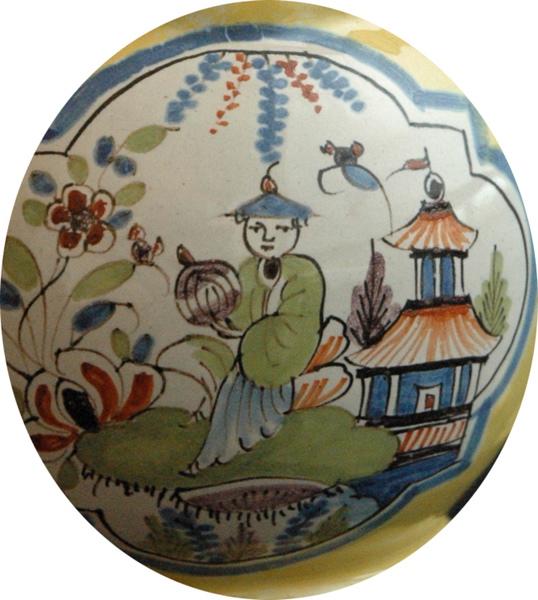 Bouteille au médaillon chinois_1